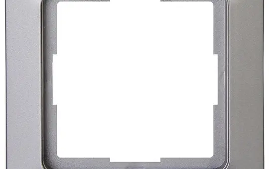 KOPP 305620068 Abdeckrahmen MILANO 1-fach | stahlfarben