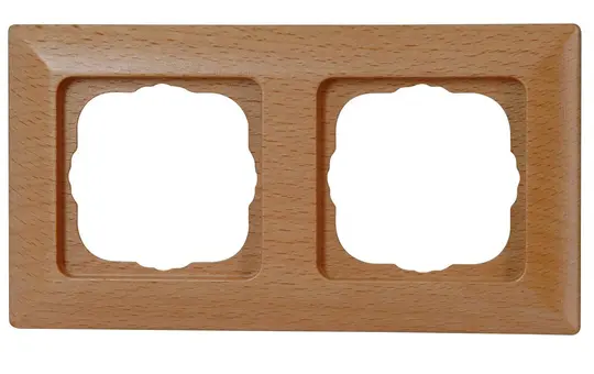 KOPP 306615067 Abdeckrahmen MILANO 2-fach | buche