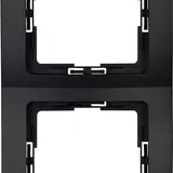 KOPP 308550007 Abdeckrahmen HK05 2-fach | schwarz matt