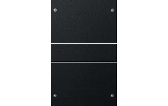 GIRA 2182005 TS3-Wippenset System 55 2-fach (1+1) | schwarz matt