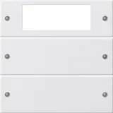 GIRA 219227 TS3-Wippenset System 55 2-fach, Plus | reinweiß seidenmatt