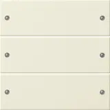 GIRA 218301 TS3-Wippenset System 55 3-fach | cremeweiß glänzend