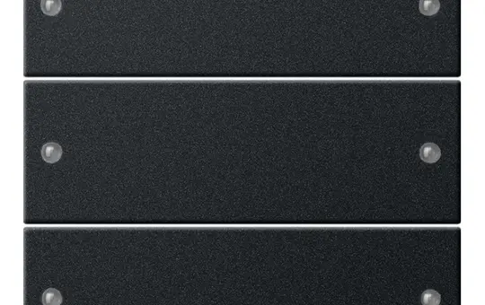 GIRA 2183005 TS3-Wippenset System 55 3-fach | schwarz matt