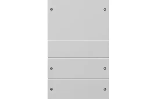 GIRA 2184015 TS3-Wippenset System 55 4-fach (1+3) | grau matt