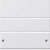 GIRA 218427 TS3-Wippenset System 55 4-fach (1+3) | reinweiß seidenmatt