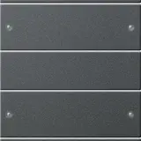 GIRA 218628 TS3-Wippenset System 55 6-fach (3+3) | anthrazit