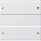 GIRA 218627 TS3-Wippenset System 55 6-fach (3+3) | reinweiß seidenmatt