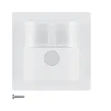 BERKER 85341229 Bewegungsmelderaufsatz Q.1/Q.3 1,1 m, Komfort | polarweiß samt
