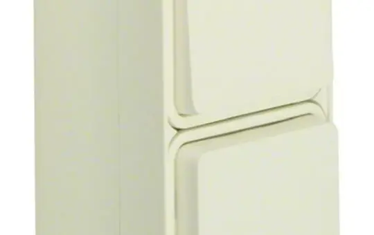 BERKER 47803512 Aufputzkombination W.1 1-fach, Wechselschalter | polarweiß matt