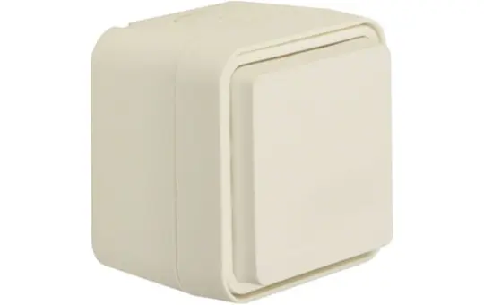 BERKER 47403512 SCHUKO-Aufputzsteckdose W.1 1-fach | polarweiß matt