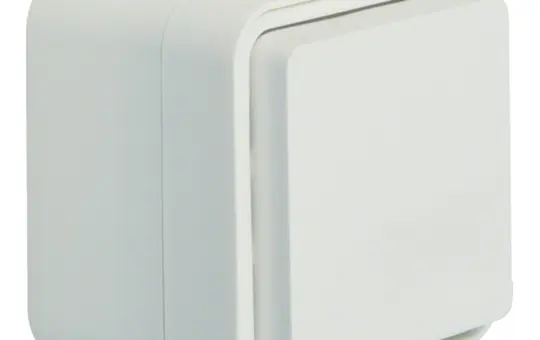 BERKER 47633502 SCHUKO-Aufputzsteckdose W.1 1-fach, Berührungsschutz | polarweiß matt