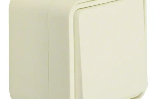 BERKER 30763502 Aufputz-Wippschalter W.1 Wechselschalter | polarweiß matt