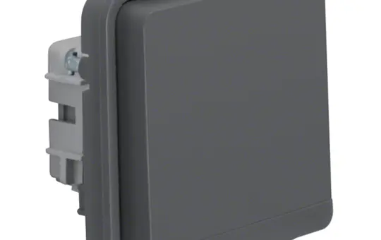 BERKER 47063515 SCHUKO-Steckdose W.1 Berührungsschutz, Klappdeckel | grau matt