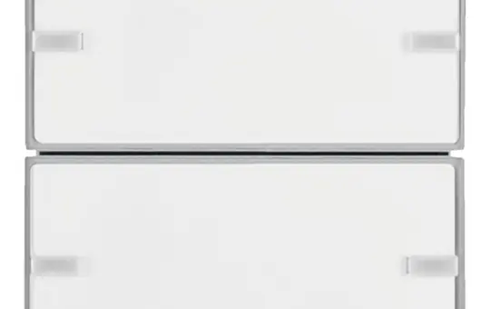 BERKER 80142321 KNX easy Tastsensor Komfort Q.1/Q.3 2-fach | alu samt