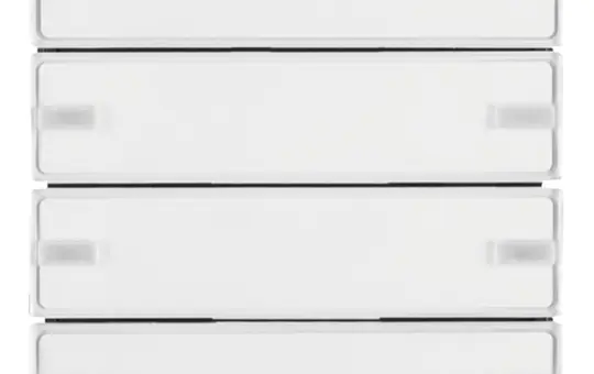 BERKER 80144329 KNX easy Tastsensor Komfort Q.1/Q.3 4-fach | polarweiß samt
