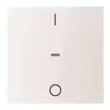 BERKER 80962289 Abdeckung für Tastsensor S.1/B.3/B.7 1-fach, IO | polarweiß glänzend