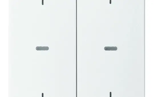 BERKER 80961399 Abdeckung für Tastsensor S.1/B.3/B.7 2-fach, Pfeile | polarweiß matt