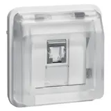 BERKER 14093512 Netzwerkdose W.1 1-fach, Cat. 6 | polarweiß matt