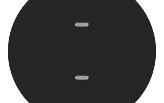 BERKER 80161865 KNX-Tastsensor R.1/R.3 1-fach, Komfort | schwarz glänzend