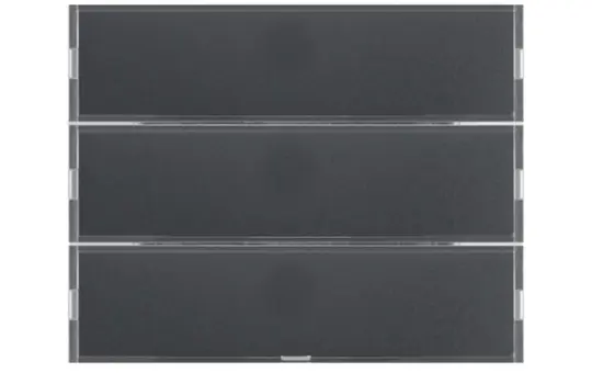 BERKER 80163776 KNX-Tastsensor K.1/K.5 3-fach, Komfort | anthrazit