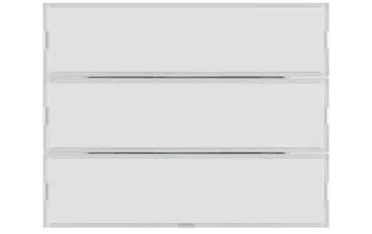 BERKER 80163770 KNX-Tastsensor K.1/K.5 3-fach, Komfort | polarweiß