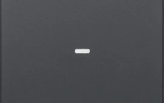 BERKER 80960226 Abdeckung für Tastsensor Q.1/Q.3 1-fach | anthrazit samt lackiert