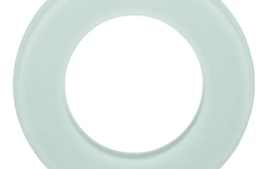 BERKER 109109 Abdeckrahmen Serie Glas 1-fach | glas polarweiß