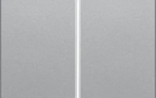 BERKER 85142124 Elektronik-Taste Serie Q 2-fach | alu samt