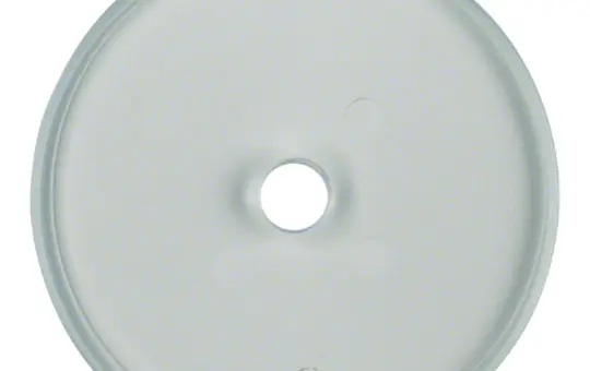 BERKER 1094 Glas-Abdeckplatte R.Classic Endplatte | glas klar