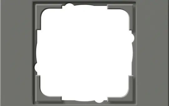 GIRA 0211423 Abdeckrahmen E3 1-fach | dunkelgrau/anthrazit