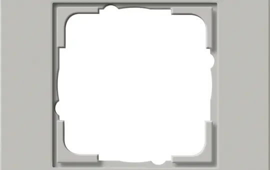 GIRA 0211412 Abdeckrahmen E3 1-fach | grau/reinweiß