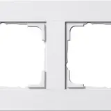 GIRA 0212410 Abdeckrahmen E3 2-fach | reinweiß/reinweiß