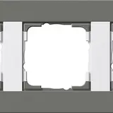 GIRA 0213413 Abdeckrahmen E3 3-fach | dunkelgrau/reinweiß