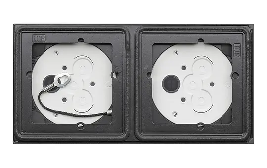 GIRA 5502910 TKS-Aufputz-Gehäuse System 106 2-fach | anthrazit