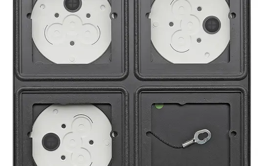 GIRA 5508910 TKS-Aufputz-Gehäuse System 106 2x2-fach | anthrazit