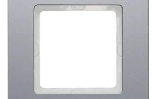 BERKER 10116074 Abdeckrahmen Q.7 1-fach | alu gestrahlt