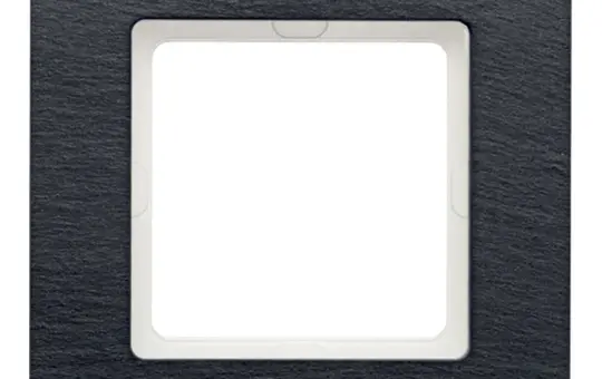 BERKER 10116030 Abdeckrahmen Q.7 1-fach | anthrazit/schiefer natur