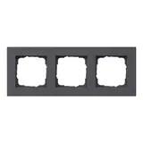 Gira Abdeckrahmen E3 2-fach In Dunkelgrau/reinweiß - Elegant & Bruchsicher