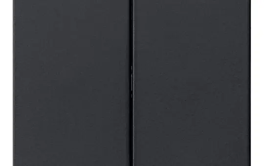 GIRA 5362005 Bedienaufsatz System 3000 System 55 2-fach | schwarz matt