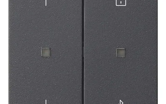 GIRA 536728 Jalousie- und Schaltuhr System 3000 System 55 Bluetooth, Pfeile | anthrazit