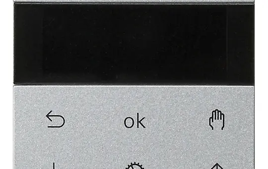 GIRA 536626 Jalousie- und Schaltuhr System 3000 System 55 Display | alu