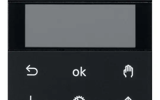 GIRA 5366005 Jalousie- und Schaltuhr System 3000 System 55 Display | schwarz matt