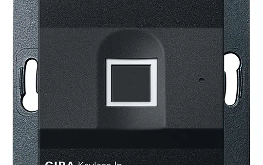 GIRA 2617005 Keyless-In Fingerscanner System 55 schwarz matt