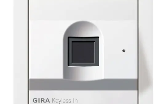 GIRA 2617112 Keyless-In Fingerscanner System Fläche reinweiß glänzend