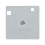 BERKER 14961404 Zentralstück für FI-Schalter alu matt lackiert