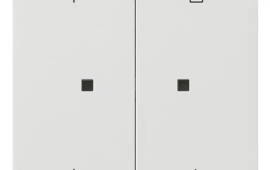 GIRA 5367112 Jalousie- und Schaltuhr S3000 System Fläche Bluetooth, Pfeile | reinweiß glänzend