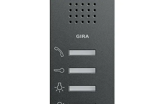 GIRA 125028 Wohnungsstation System 55 Audio | anthrazit | keine