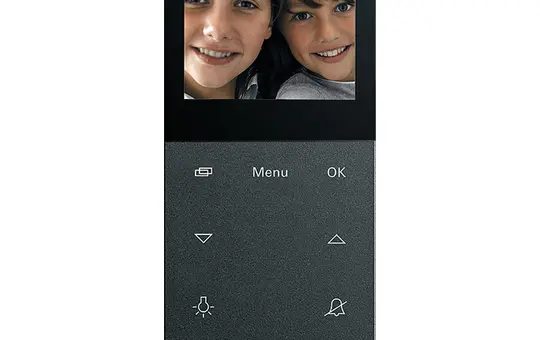 GIRA 123928 Wohnungsstation System 55 Video | anthrazit | 2,2 Zoll