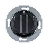 BERKER 381113 Jalousie-Drehschalter R.classic 1-polig | schwarz glänzend