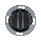 BERKER 381213 Jalousie-Drehschalter Serie 1930 2-fach, 2-polig | schwarz glänzend